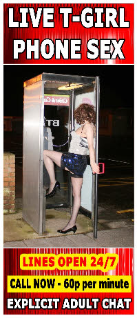 UK T-girl phone sex chat line