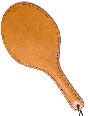 Old school leather spanking implement